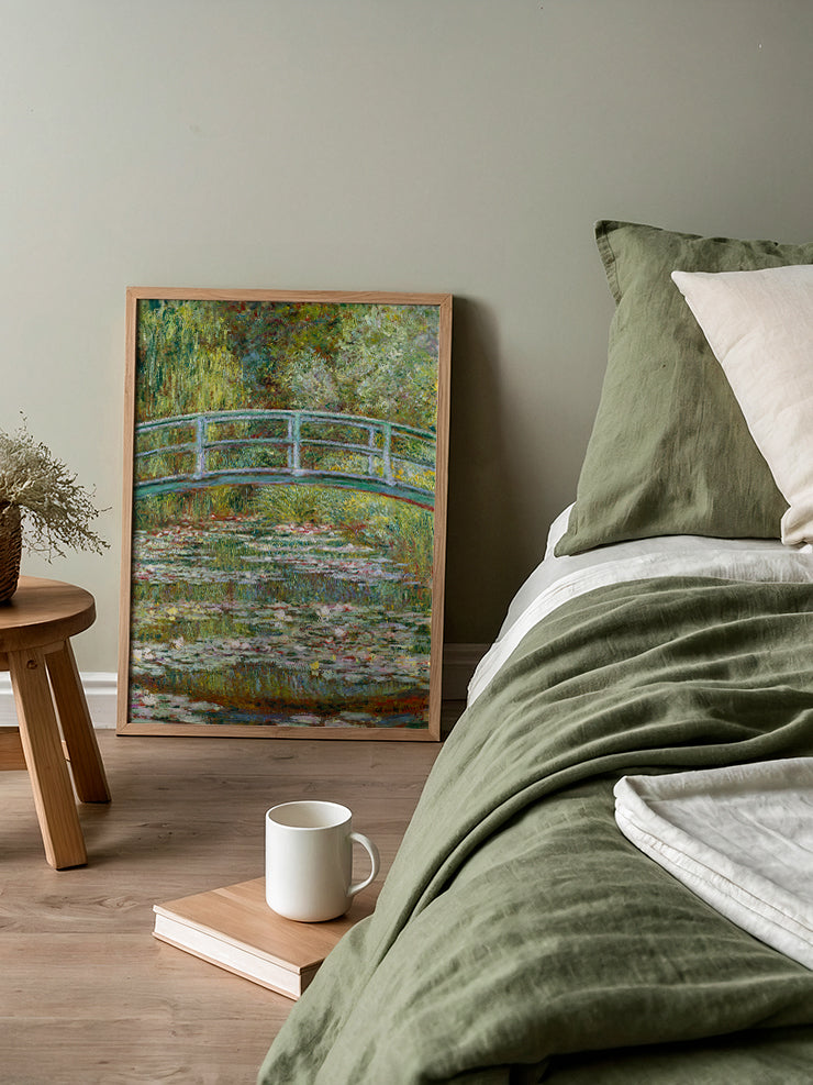 Claude Monet The Waterlily Pond - Art Print Ürün ikincil görseli