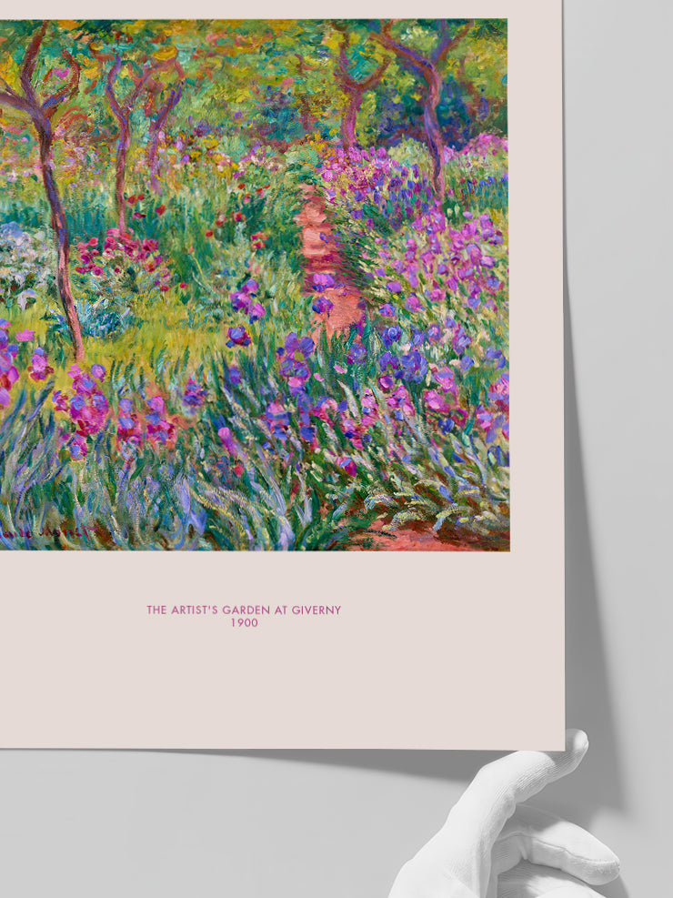 Monet The Artist’s Garden at Giverny - Art Print  Poster