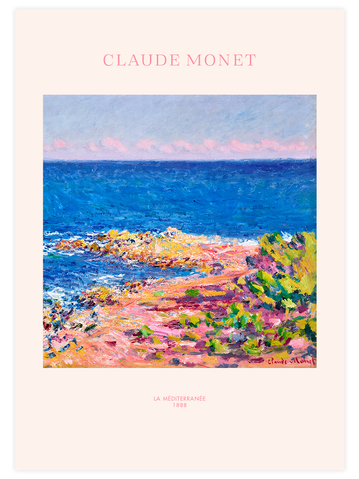 Monet The Mediterranean - Art Print Ürün ana görseli