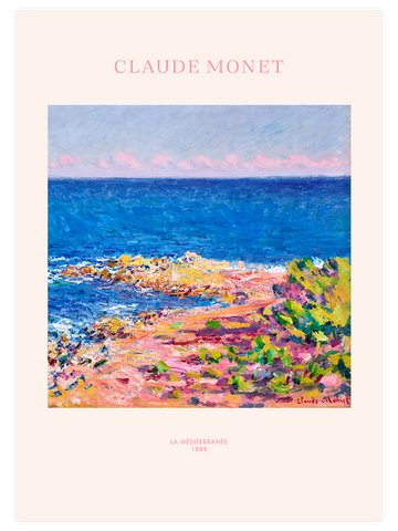 Monet The Mediterranean - Art Print