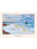 Monet The Sea at the Havre - Art Print
