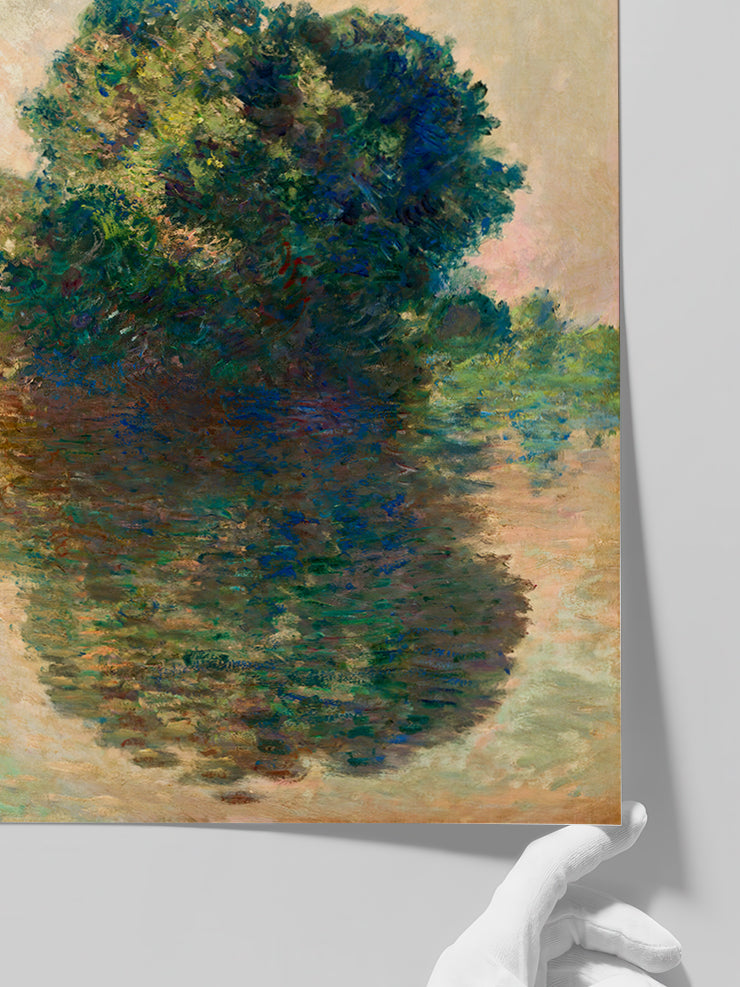 Monet The Seine at Giverny - Art Print  Poster