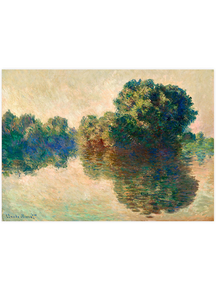 Monet The Seine at Giverny - Art Print Ürün ana görseli