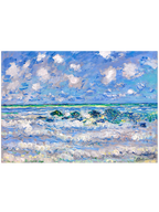 Monet The Wave - Art Print