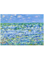 Monet Waves Breaking - Art Print