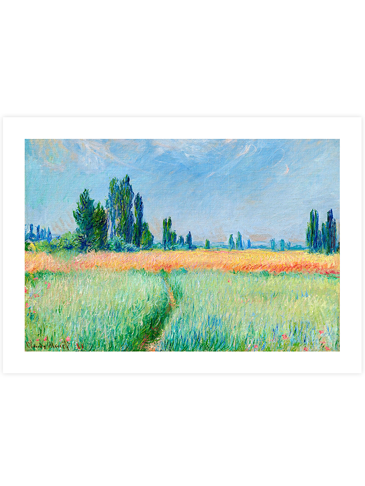 Monet Wheatfield - Art Print Ürün ana görseli