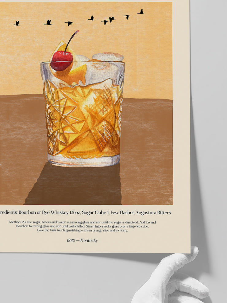Old Fashioned - Art Print  Poster