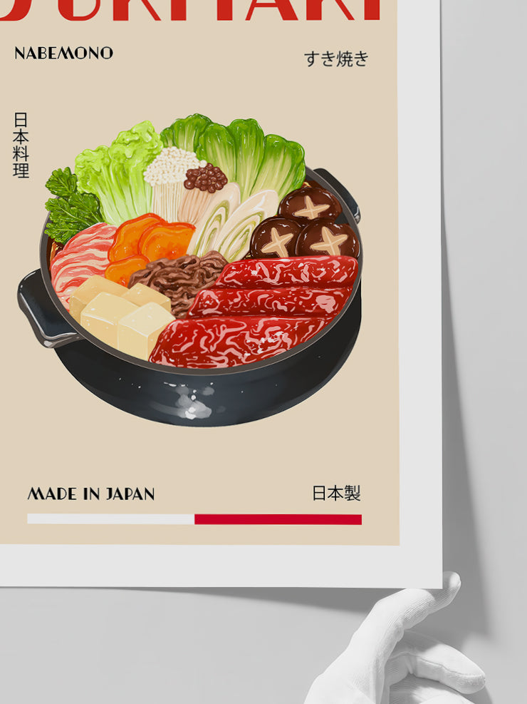 Sukiyaki - Art Print  Poster