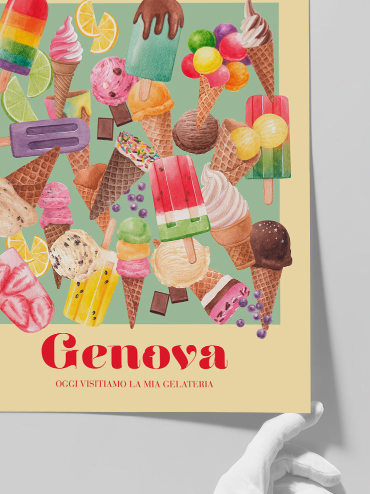 Gelato - Art Print  Poster