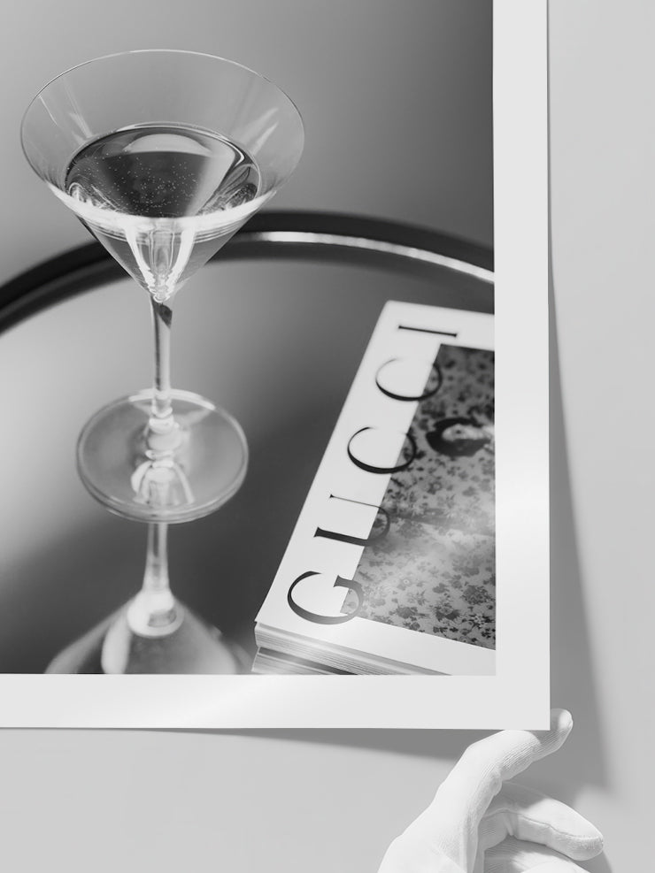 Plain Martini - Art Print  Poster