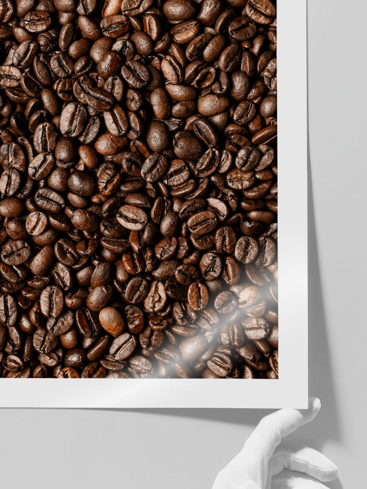 Kahve Çekirdekleri - Art Print  Poster