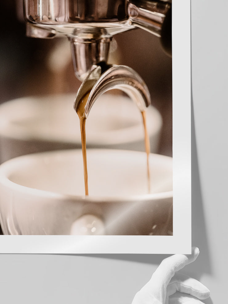 Espresso Café - Art Print  Poster