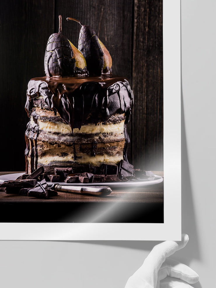 Poire sur le Gateau - Art Print