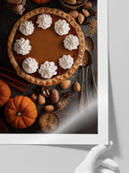 Balkabaklı Pasta - Art Print