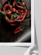 Sweet Red Peppers - Art Print