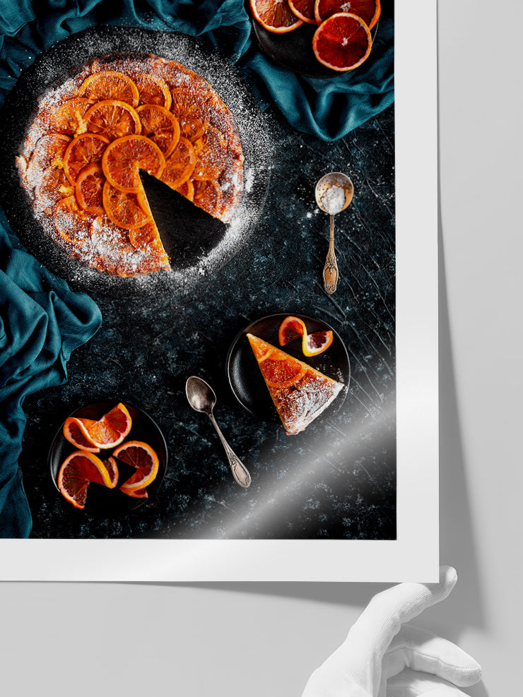 Orange Pie - Art Print  Poster