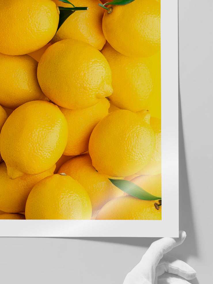 Sarı Limonlar - Art Print  Poster