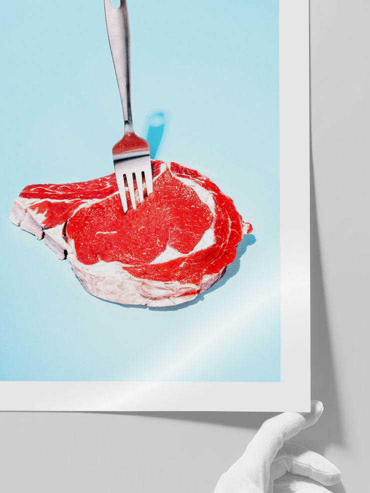 Steak - Art Print  Poster