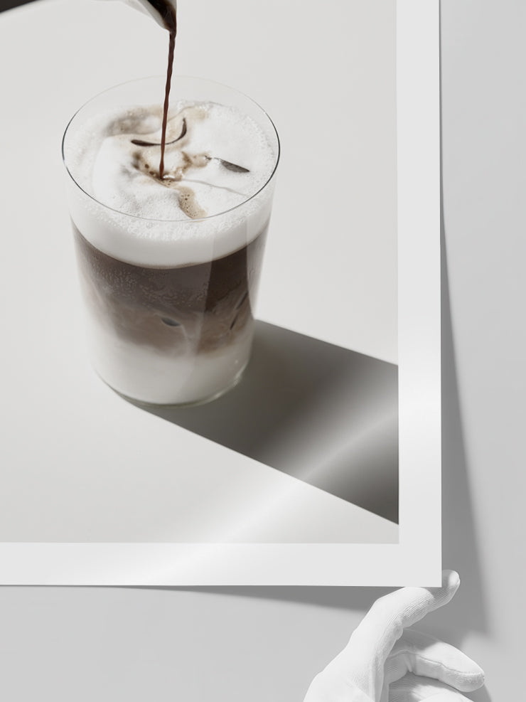 Latte - Art Print  Poster