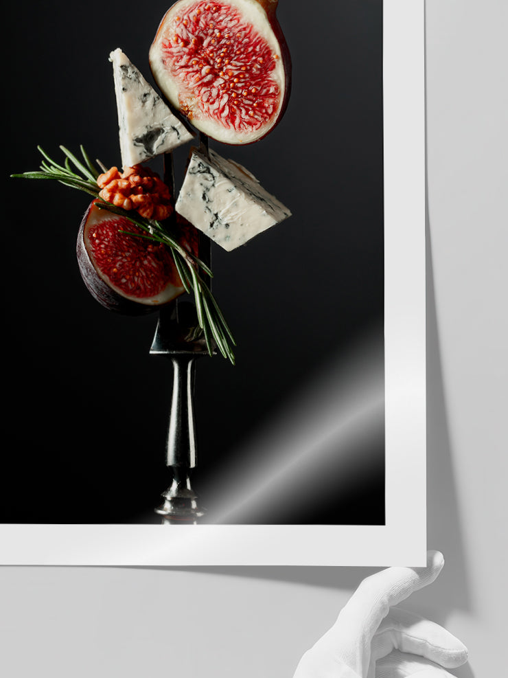 Figue & Roquefort - Art Print  Poster
