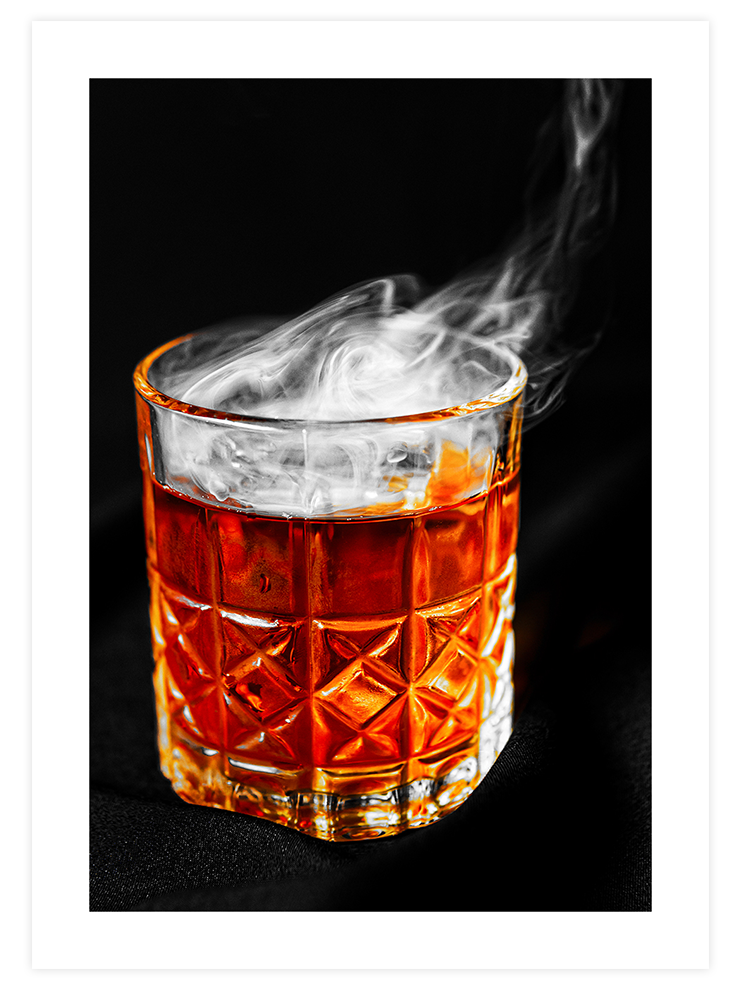 Dumanlı Viski - Art Print Fotoğraflar Poster