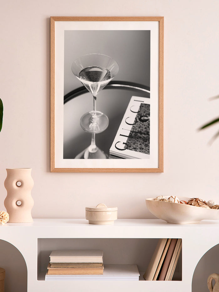 Plain Martini - Art Print  Poster