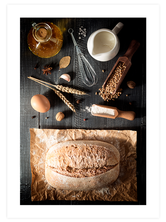 The Art Of Making Bread - Art Print