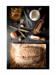 The art Of Making Bread Poster - Giclée Baskı