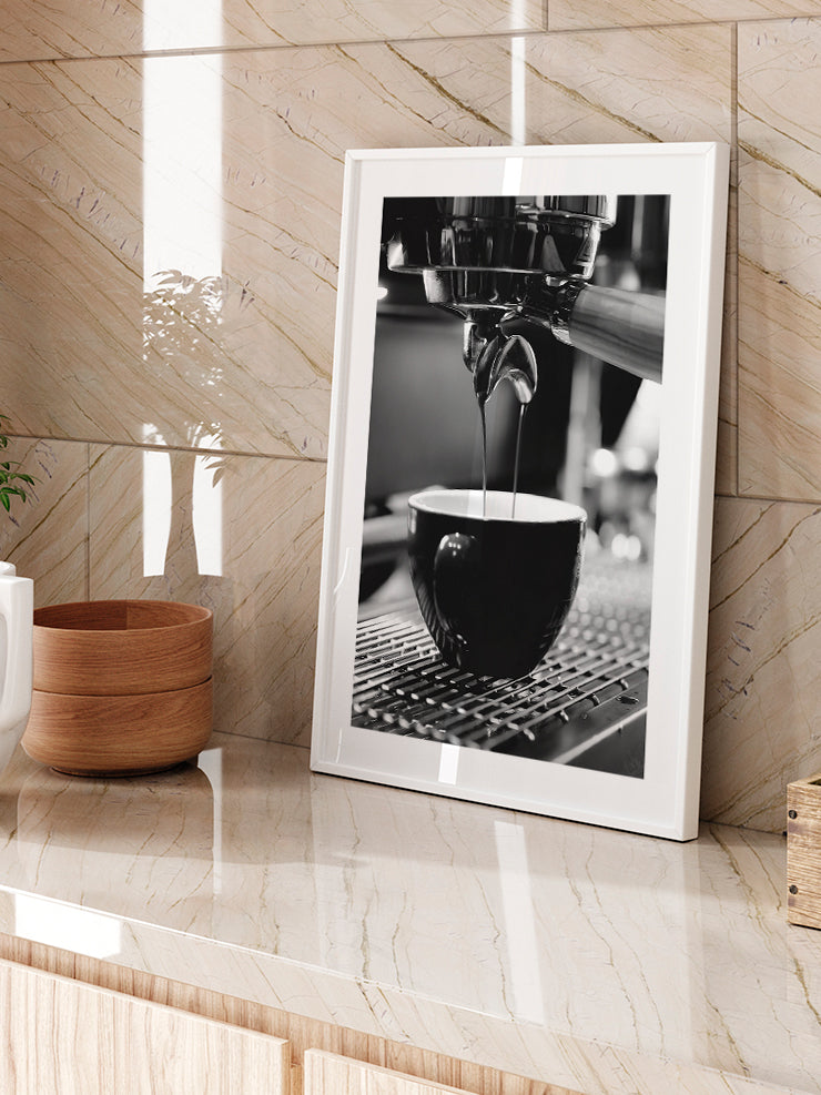 Coffee Maker - Art Print  Poster