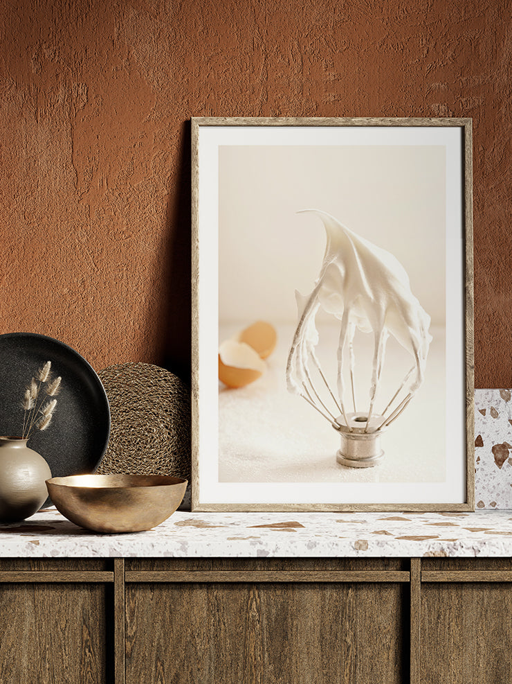 Whisk The Whites - Art Print  Poster