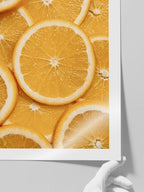 Portakal Dilimleri - Art Print