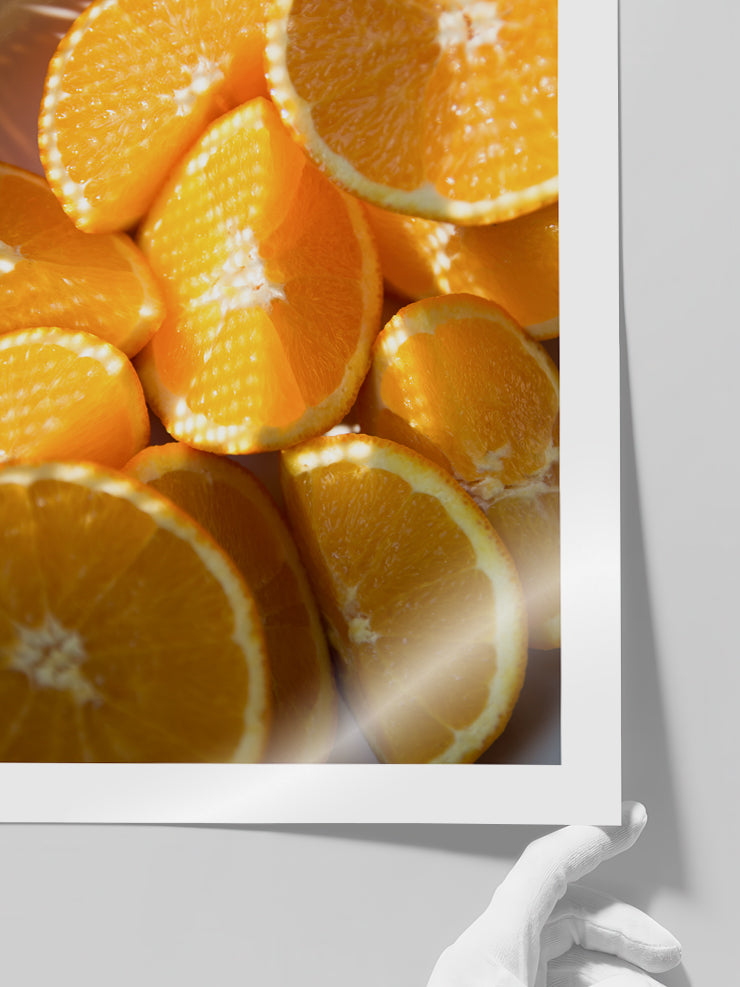 Portakal Dilimleri - Art Print