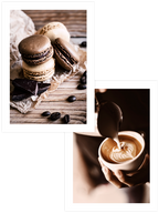 Macaron & Coffee - Poster Seti Duo