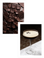 Chocolate & Espresso Martini - Poster Seti Duo