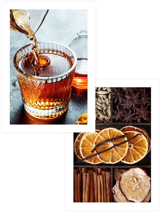 Orange Whisky - Poster Seti Duo