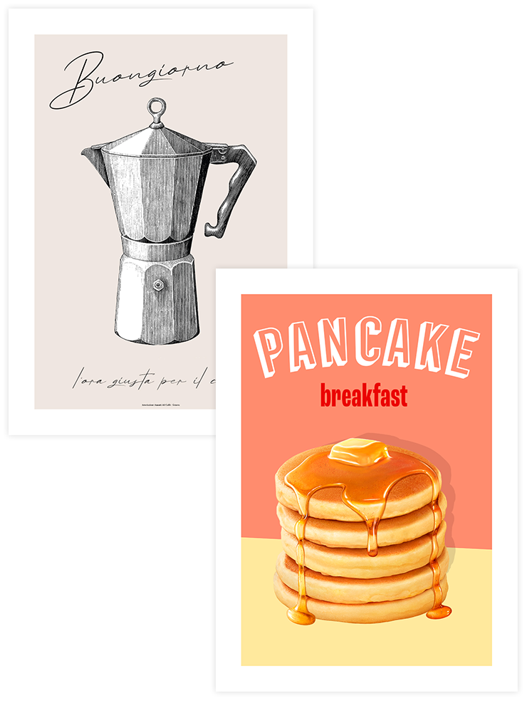 Buongiorno Honey - Poster Seti Duo Ürün ana görseli