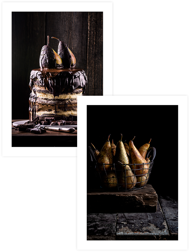 Chocolate & Pears - Poster Seti Duo Mutfak Poster