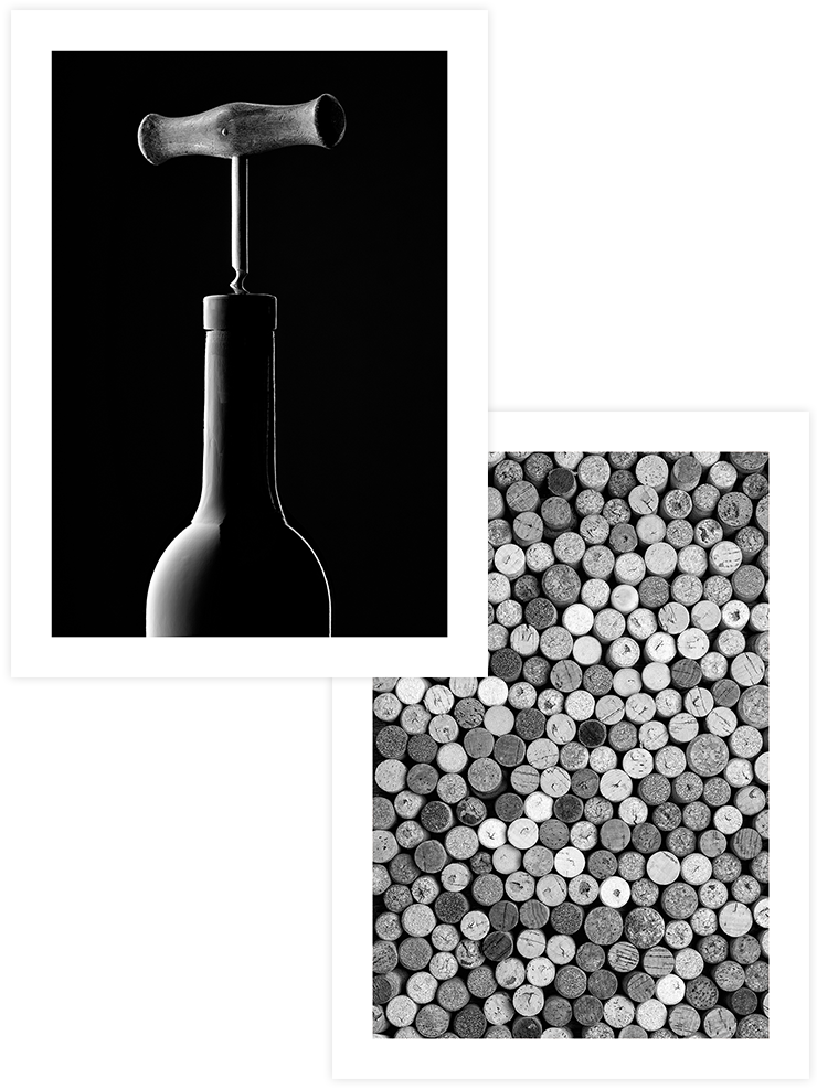 Chic Wine - Poster Seti Duo Mutfak Poster