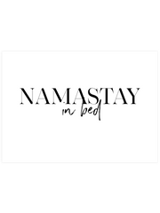 Namastay Poster - Giclée Baskı