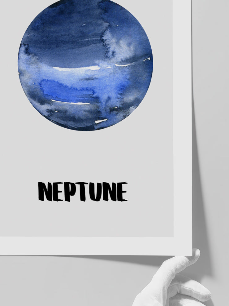 Neptune - Art Print  Poster