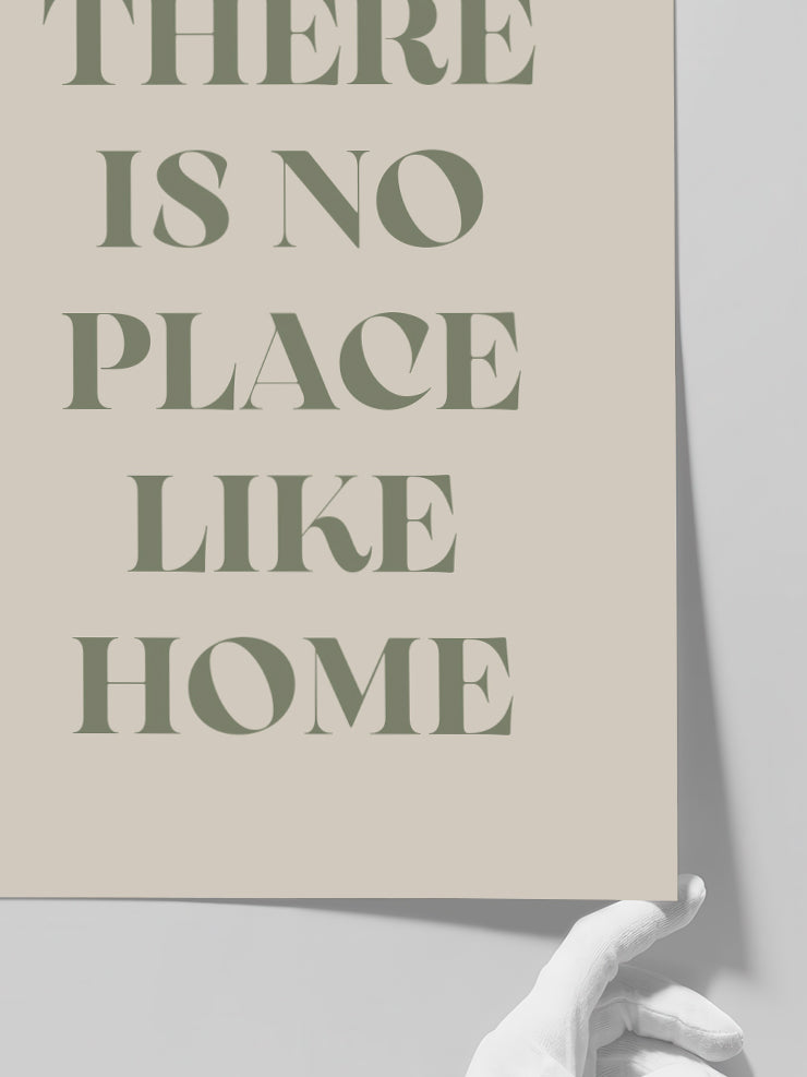 No Place Like Home - Art Print  Poster