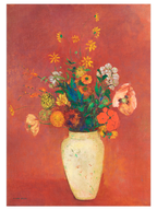 Odilon Redon Bouquet In A Chinese Vase - Art Print