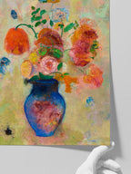 Odilon Redon Large Vase With Flowers - Art Print