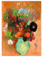 Odilon Redon Siyah Gelincik - Art Print