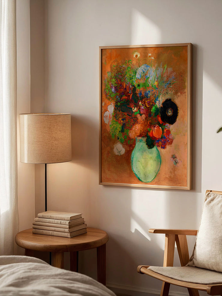 Odilon Redon Siyah Gelincik - Art Print Ürün ikincil görseli