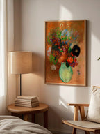 Odilon Redon Siyah Gelincik - Art Print