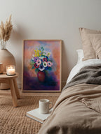 Odilon Redon Anemon Çiçekleri - Art Print