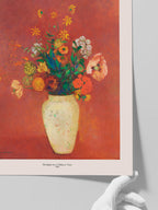Odilon Redon Bouquet In A Chinese Vase - Art Print