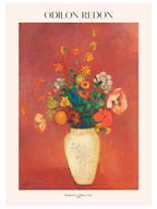 Odilon Redon Bouquet In A Chinese Vase - Art Print