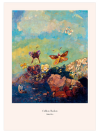Odilon Redon Butterflies - Art Print